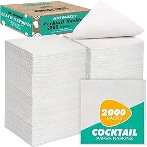 Paper Napkins Disposable for Bars, Lunch, Parties, Restaurant and Everyday Use